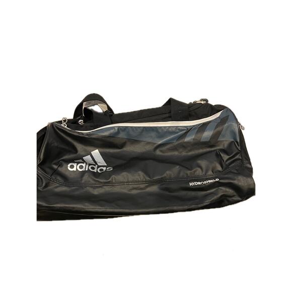 Adidas HydroShield Medium 22"x10"x10" Black White Gym Bag - Picture 1 of 7